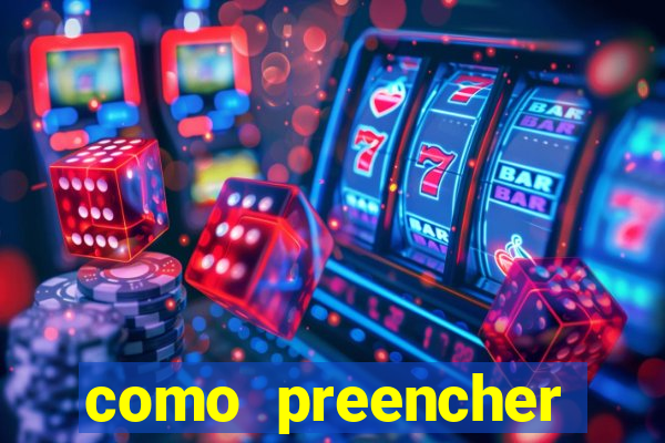 como preencher recibo de pagamento